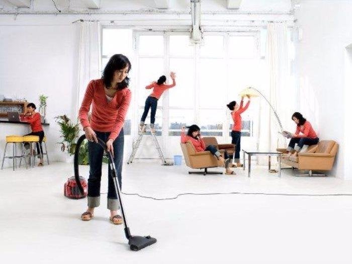 تنظيف البيت قبل وبعد