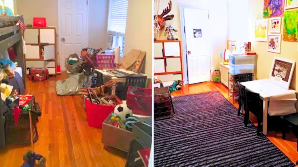 تنظيف البيت قبل وبعد